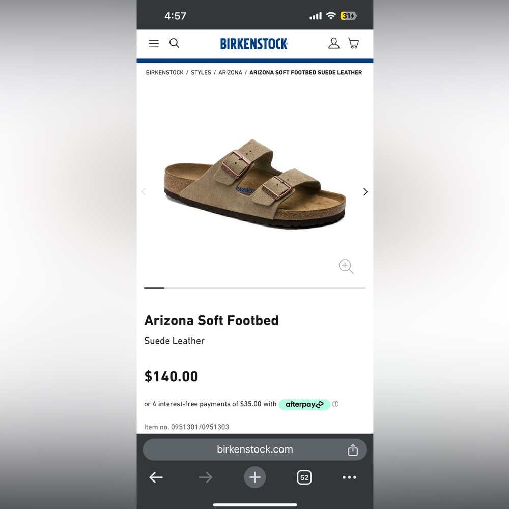 Birkenstock - Arizona Soft Footbed